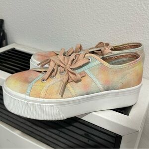 Women's Superga Multi Colored Dreamy Platform tennis Shoes - Size 7